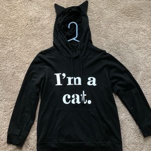 “I’m a cat” sweatshirt